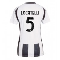 Juventus Manuel Locatelli #5 Fußballbekleidung Heimtrikot Damen 2024-25 Kurzarm